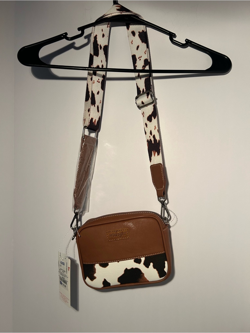 Women’s Crossbody cow print wrangler bag